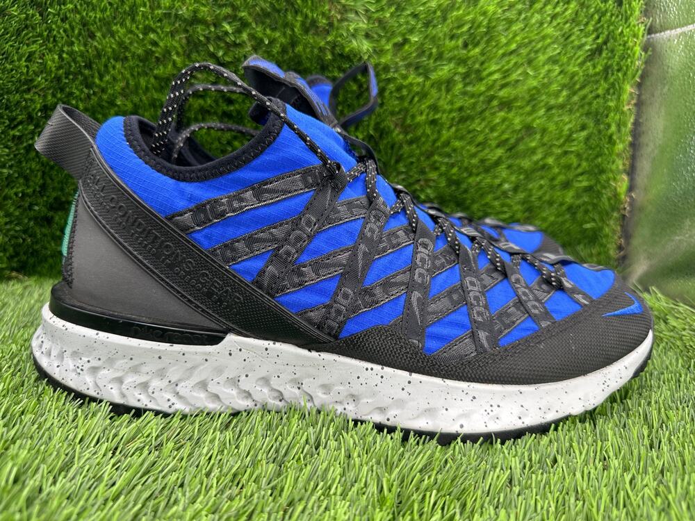 Nike ACG React Terra Gobe BV6344-400 Athletic Sneaker Mens 10 Blue Ripstop Sport